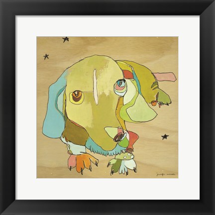 Framed Cooper Dog Print