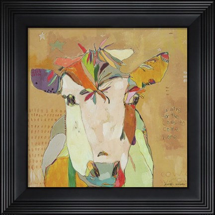 Framed Mom Cow Print
