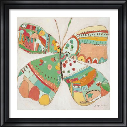 Framed Sweet Cream Fly Print