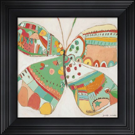 Framed Sweet Cream Fly Print
