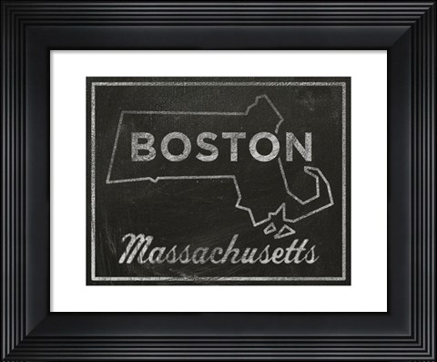 Framed Boston, Massachusetts Print