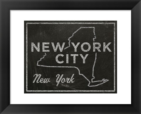 Framed New York City, New York Print