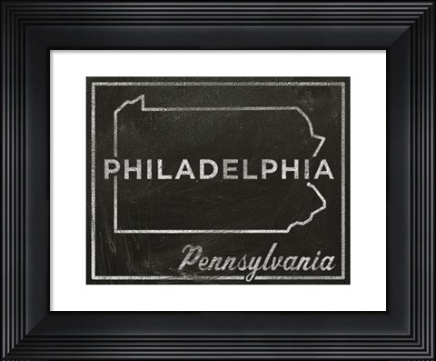 Framed Philadelphia, Pennsylvania Print