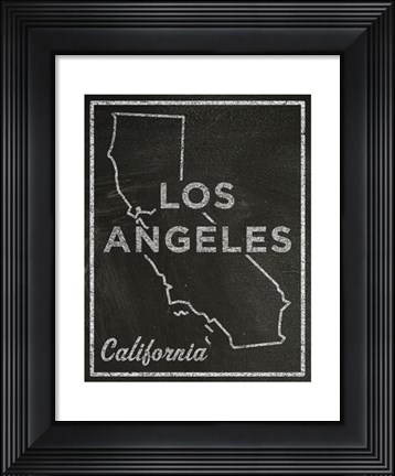 Framed Los Angeles, California Print
