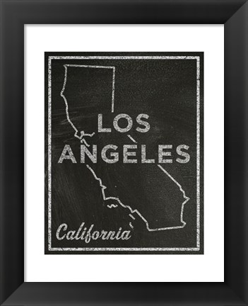 Framed Los Angeles, California Print