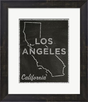 Framed Los Angeles, California Print