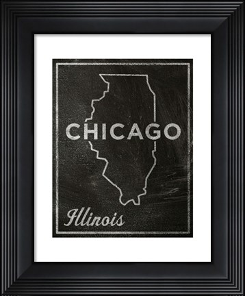 Framed Chicago, Illinois Print