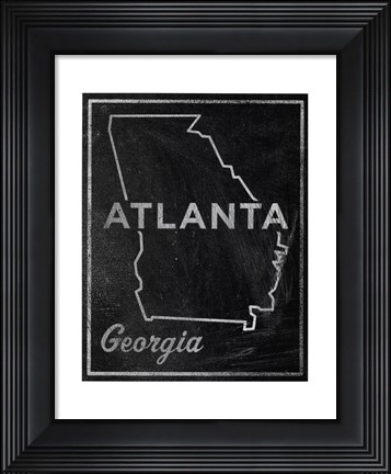 Framed Atlanta, Georgia Print