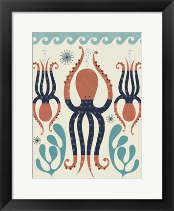 Framed Octopus Garden Print