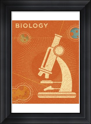 Framed Biology Print