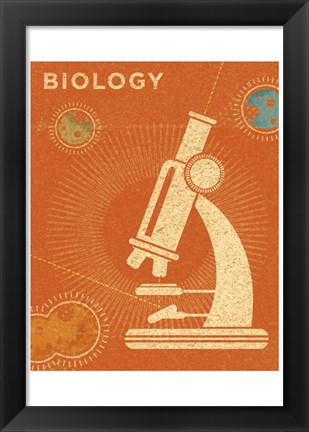 Framed Biology Print