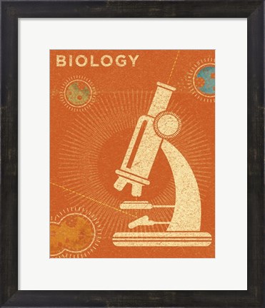 Framed Biology Print
