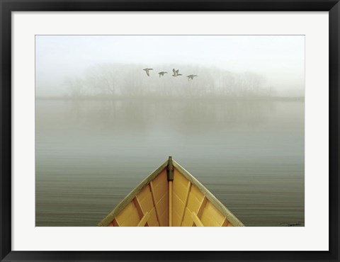 Framed Alone in the Mist 3 Print