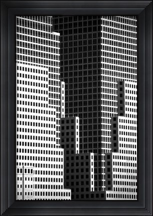 Framed Metro 6 Print