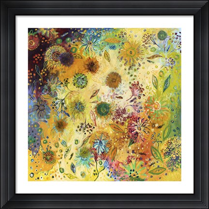 Framed Immersed In Shallow Waters Print