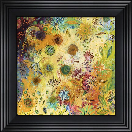 Framed Immersed In Shallow Waters Print