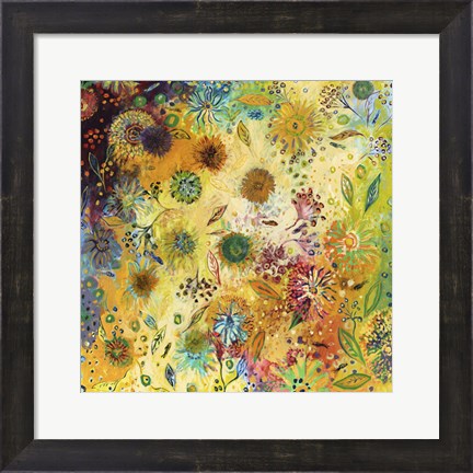 Framed Immersed In Shallow Waters Print