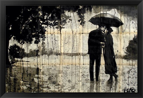 Framed Rainy Day Rendezvous Print