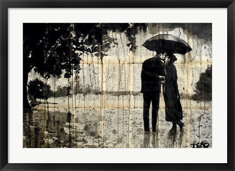 Framed Rainy Day Rendezvous Print