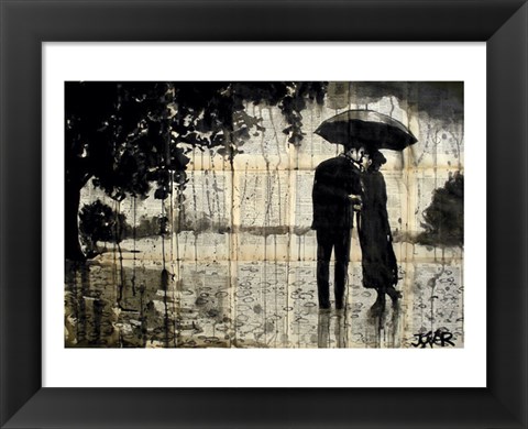 Framed Rainy Day Rendezvous Print