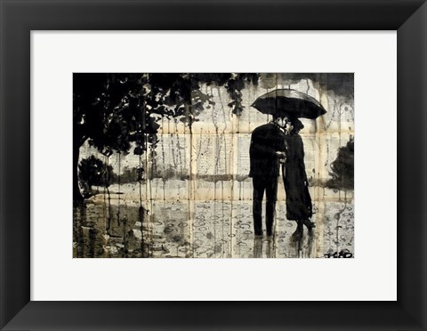 Framed Rainy Day Rendezvous Print