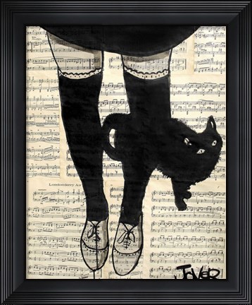 Framed This be Cat Print