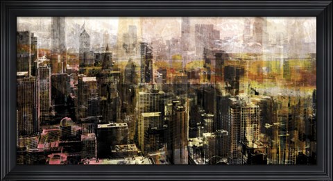 Framed Chicago Sky 10 Print