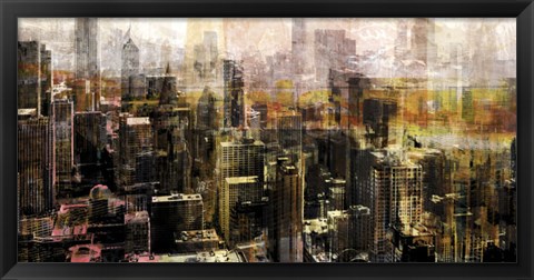 Framed Chicago Sky 10 Print