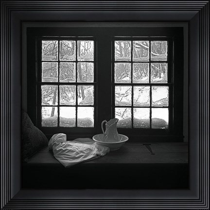 Framed Window Seat Blizzard Print