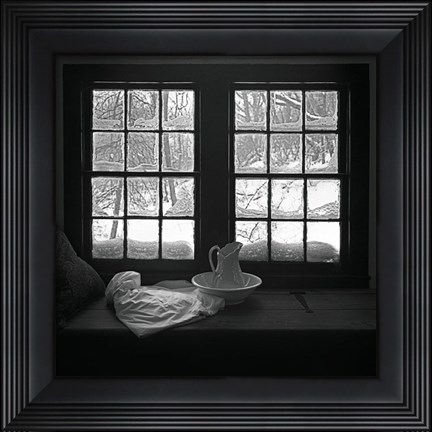 Framed Window Seat Blizzard Print