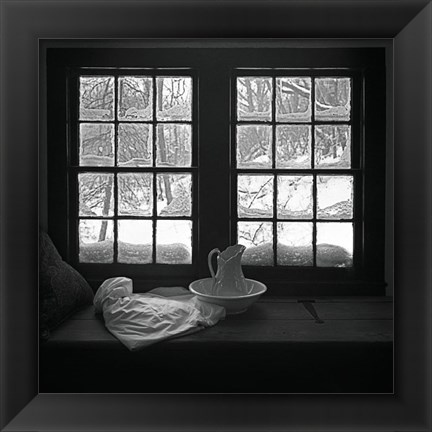 Framed Window Seat Blizzard Print