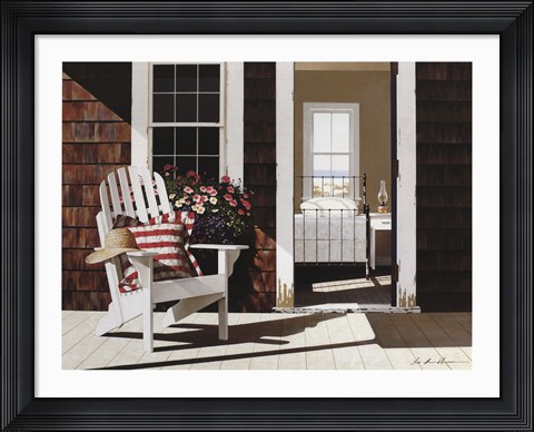 Framed Summer Cottage Print