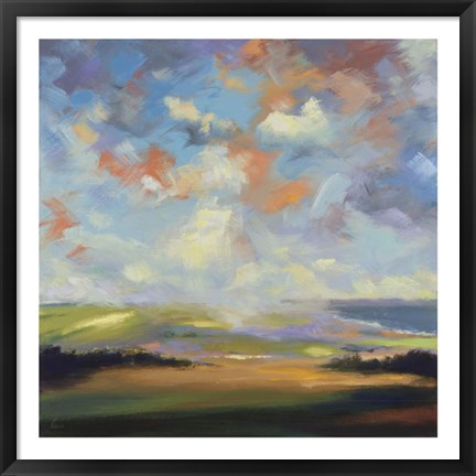 Framed Sky and Land VI Print