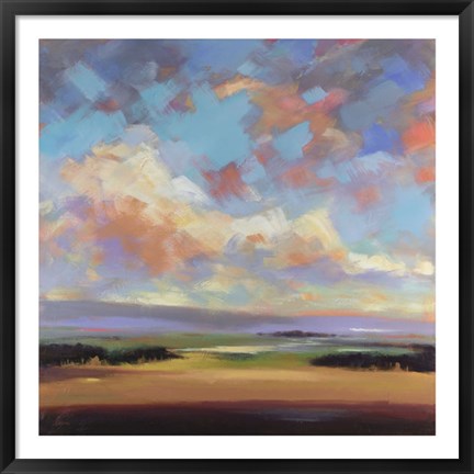 Framed Sky and Land III Print