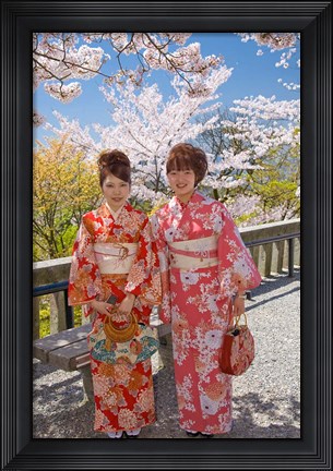 Framed Japan, Honshu island, Kyoto, Kiyomizudera Temple Print