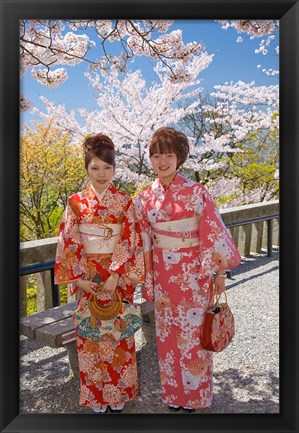 Framed Japan, Honshu island, Kyoto, Kiyomizudera Temple Print