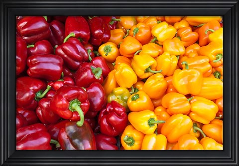 Framed Israel, Tel Aviv Carmel outdoor market Tel Aviv Print