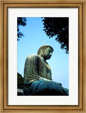 Framed Great Buddha, Kamakura, Japan Print
