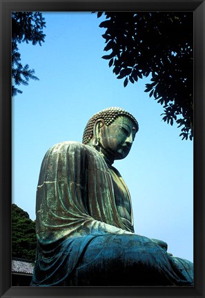 Framed Great Buddha, Kamakura, Japan Print