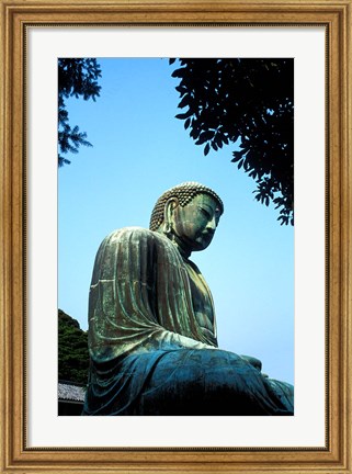 Framed Great Buddha, Kamakura, Japan Print