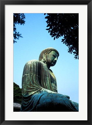 Framed Great Buddha, Kamakura, Japan Print