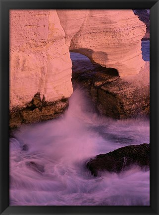 Framed Elephants Foot Limestone Formation, Israel Print