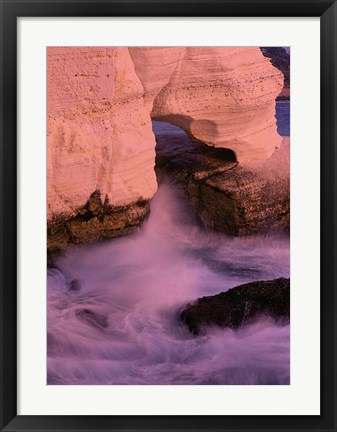 Framed Elephants Foot Limestone Formation, Israel Print