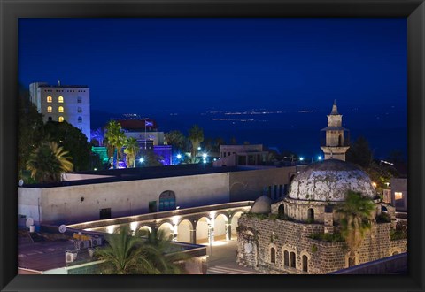 Framed Israel, The Galilee, Tiberias, Al-Amari Mosque Print