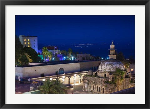 Framed Israel, The Galilee, Tiberias, Al-Amari Mosque Print