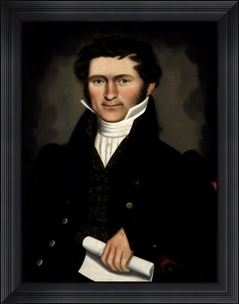 Framed Gentleman of Squire Williams House, ca. 1829 Print
