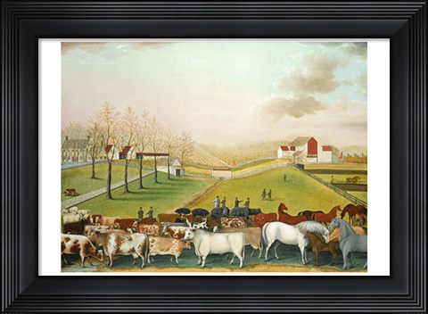 Framed Cornell Farm, 1848 Print
