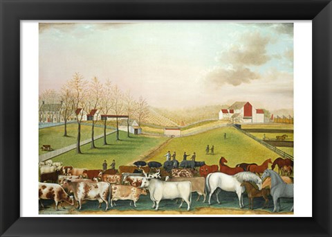 Framed Cornell Farm, 1848 Print