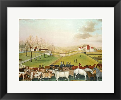 Framed Cornell Farm, 1848 Print
