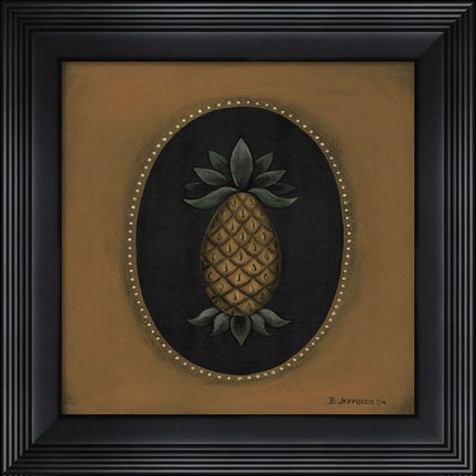 Framed Pineapple 04 Print